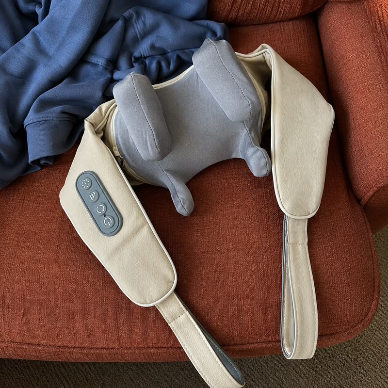 AI-generated sample: Device on armchair